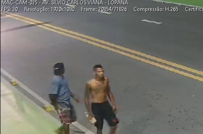 Ação integrada prende homem após agressões com pedras na orla de Maceió