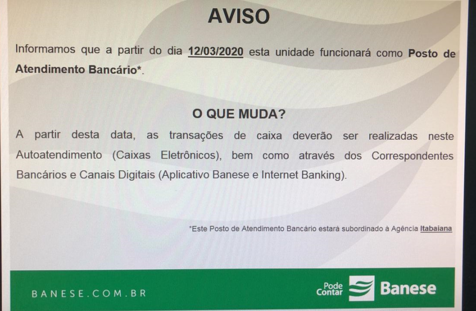 Aviso Banese