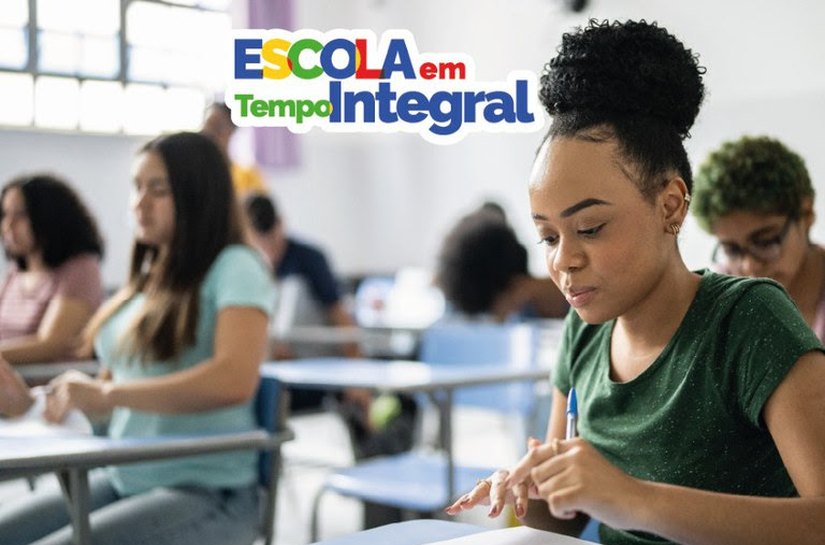 Em Alagoas, matrículas em tempo integral saltam de 20,9% em 2022 para 28,5% em 2024