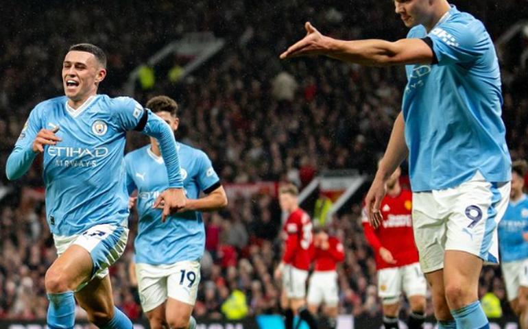 Manchester City domina United em Old Trafford, vence por 3 a 0 e amplia 'freguesia' recente