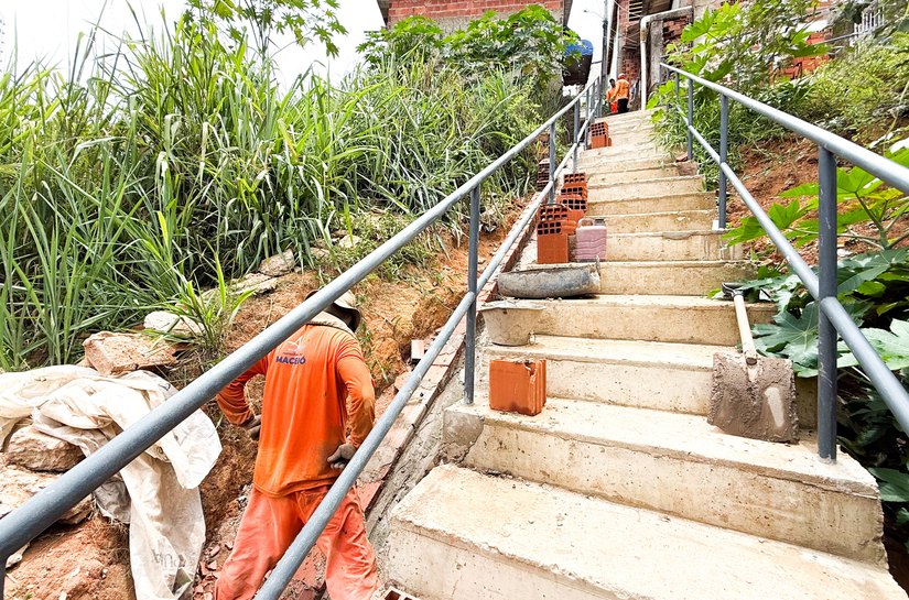 Programa Brota na Grota avança com obras no bairro São Jorge