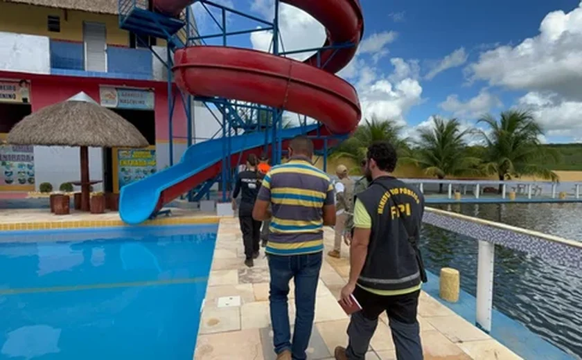 FPI do Rio São Francisco interdita parque aquático em Girau do Ponciano