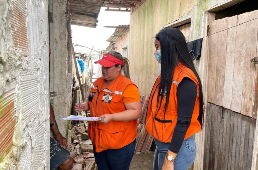 Famílias em situação de vulnerabilidade são assistidas pela Defesa Civil de Maceió