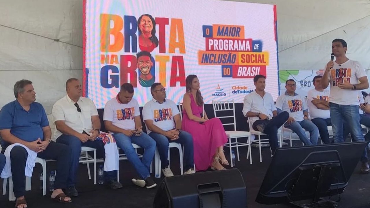 Vereador Samyr Malta participa de lançamento do Brota na Grota pelo prefeito JHC