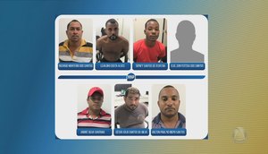 Polícia apresenta os 7 suspeitos de envolvimento na morte do militante Barriga