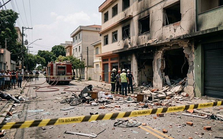 Três pessoas ficam feridas em explosão na zona oeste de SP
