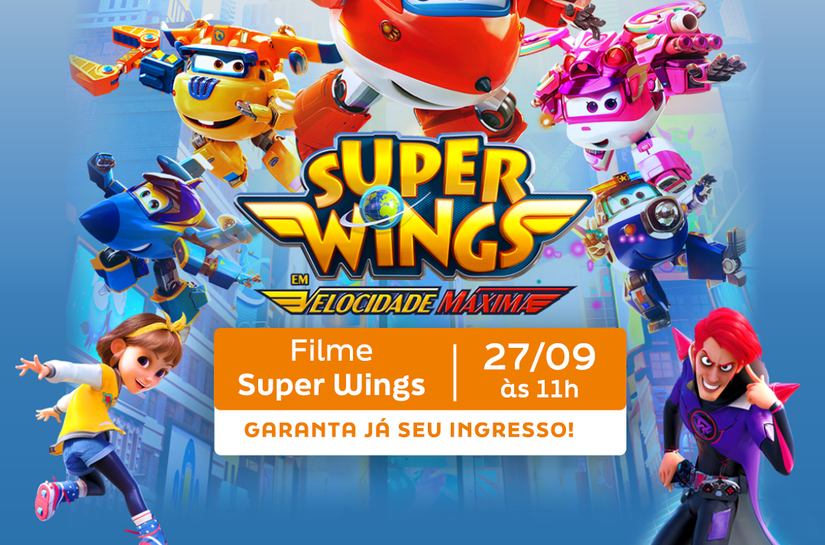 Kinoplex Azul: sessão adaptada para pessoas no espectro autista deste mês irá exibir “Super Wings”
