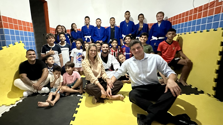 Esporte e Cidadania: Rui Palmeira reforça apoio a projeto de Jiu-Jitsu no Jacintinho