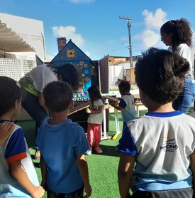 Gigantinho Poço comemora aniversário com ações de cidadania e saúde para comunidade escolar