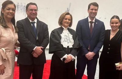 Prefeito Luciano e deputado Daniel Barbosa prestigiam a posse de Marluce Caldas como ministra do STJ