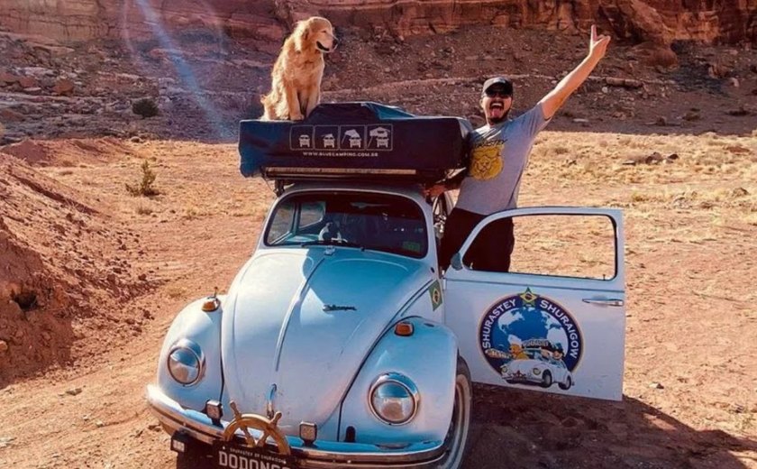 História de influenciador brasileiro e cachorro mortos em viagem pelo mundo vai virar filme