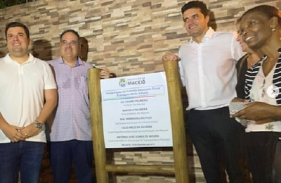Vereador Samyr Malta relembra inauguração de avenida na Serraria que leva nome de seu pai 