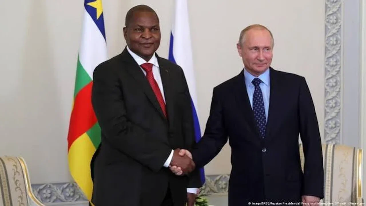 Presidente centro-africano destaca apoio russo à segurança do país