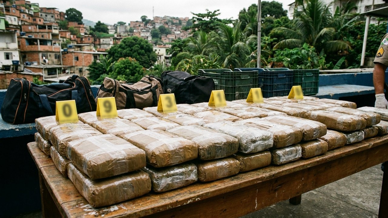 Homem é preso com 22 quilos de maconha que teriam vindo de Rondônia para abastecer comunidades no Rio