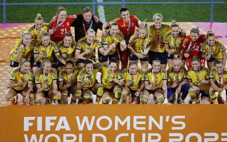 Suécia domina Austrália e garante terceiro lugar da Copa do Mundo