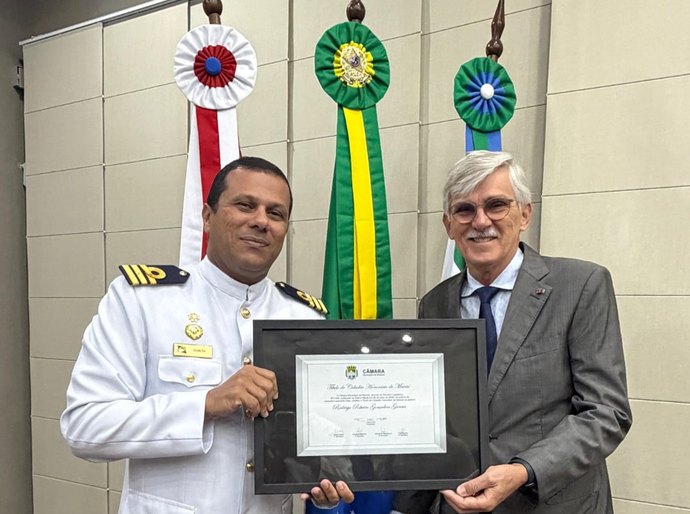 Comandante da Capitania dos Portos de Alagoas é homenageado com o título de Cidadão Honorário de Maceió