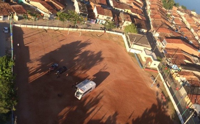 Forças da segurança pública ocupam o bairro do Bom Parto, em MAceió