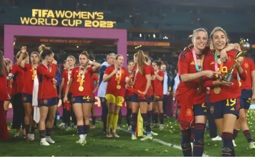 Espanha bate a Inglaterra e é campeã pela 1ª vez da Copa do Mundo Feminina