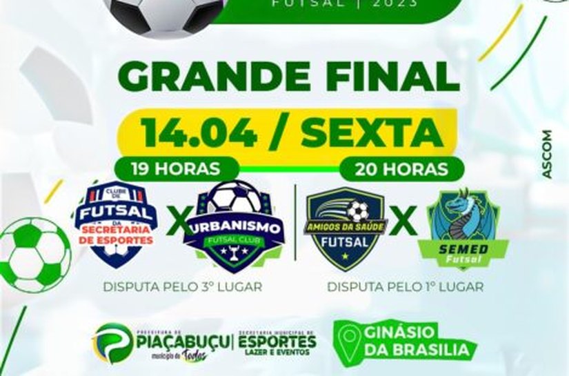 Final da Copa de Futsal dos Servidores 2023, será nesta sexta-feira (14), em Piaçabuçu