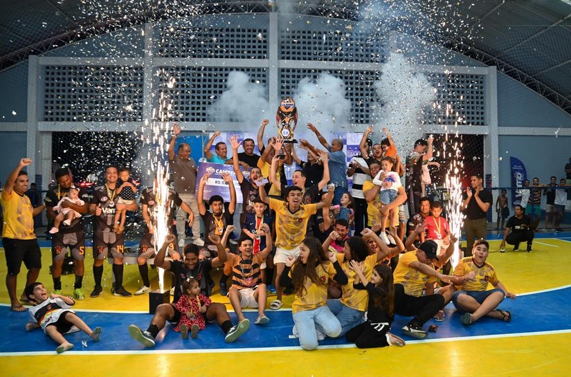 Ginásio lotado marca grande final do Campeonato de Futsal em São José da Laje