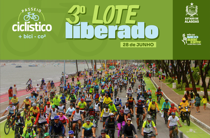 IMA/AL libera terceiro lote de inscrições para Passeio Ciclístico