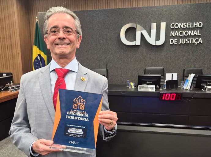TJ de Alagoas conquista prêmio de eficiência tributária do CNJ