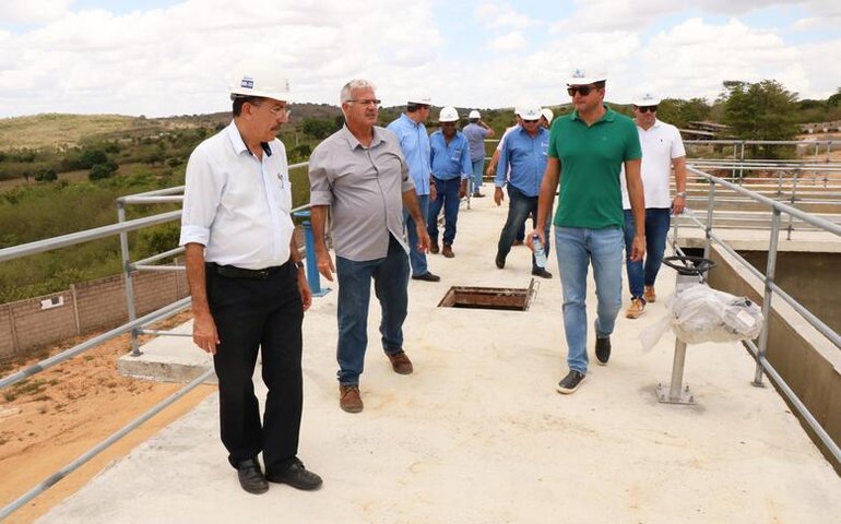 Obras na Estação de Tratamento de Água da Bacia Leiteira vão beneficiar 19 municípios da região
