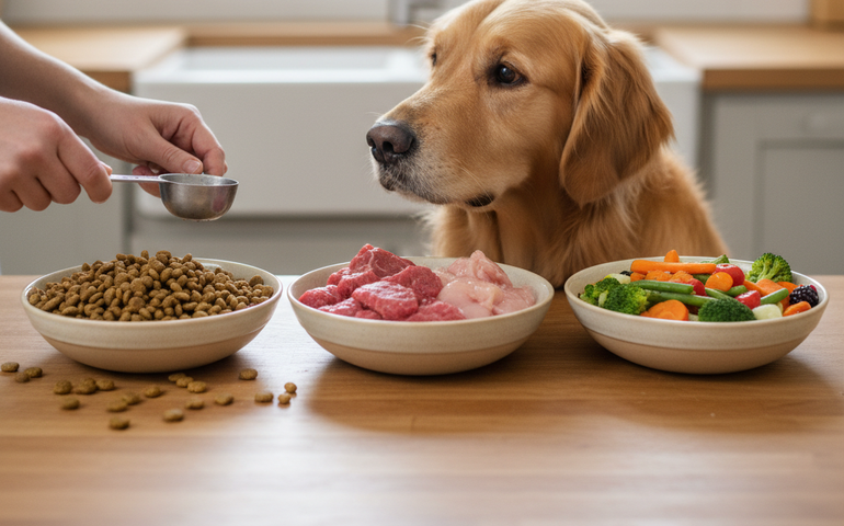 Alimentação dos pets: é melhor optar por ração, carne crua ou vegetais?