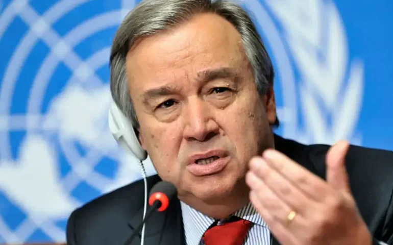 ONU: solução de dois Estados precisa ser debatida para conflito em Gaza, diz Guterres