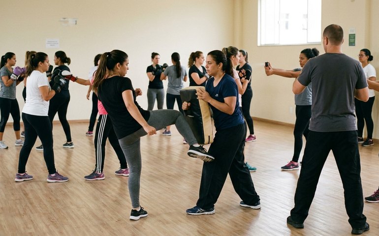 Com spray de pimenta e muay thai, OAB-RJ promove treinamento de autodefesa para advogadas