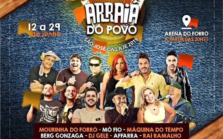 São José da Laje anuncia programação para São João