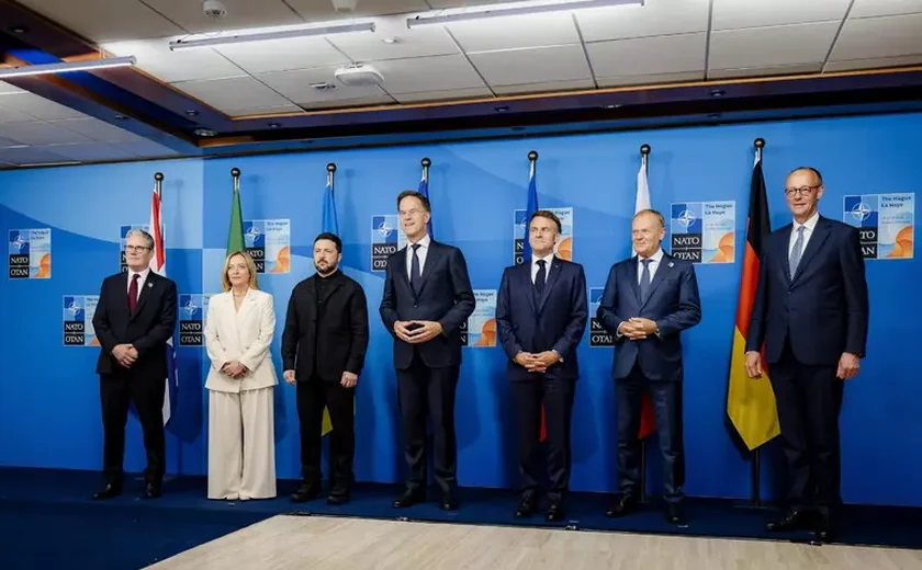 Potências europeias reiteram apoio à Ucrânia em encontro da Otan
