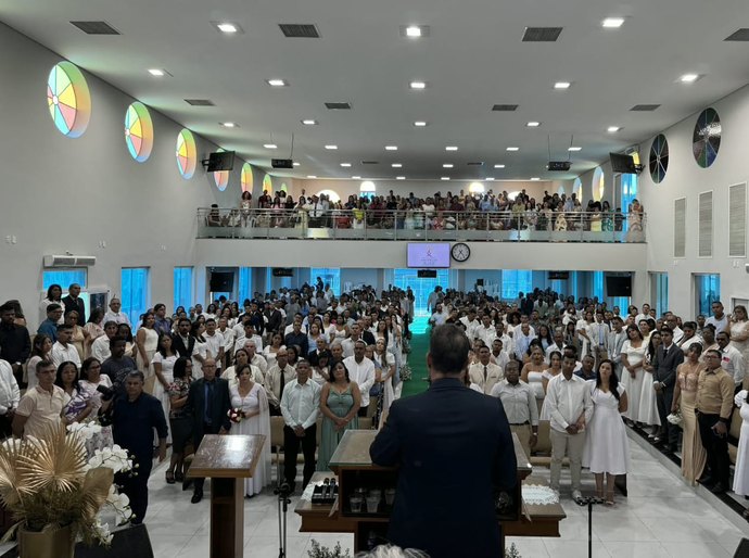 TJAL realiza casamento coletivo e oficializa união de 261 casais