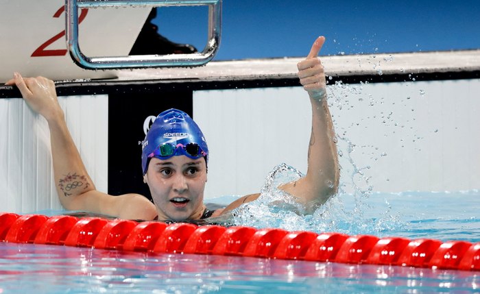 Beatriz Dizotti fez história ao nadar a marca de 16min05seg40