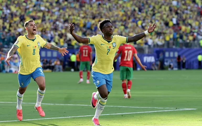 Brasil empatou em 1 a 1 com o Marrocos na estreia da Copa do Mundo com gol de Vinícius Júnior