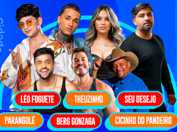 Prefeitura de Campo Alegre divulga a programação de shows da festa de 65 anos do município