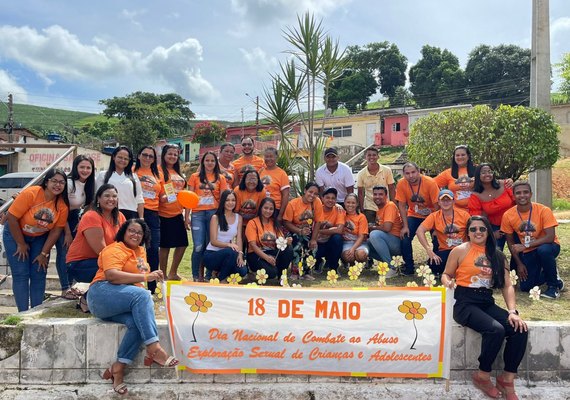 Contra o abuso e exploração sexual de crianças e adolescentes, Novo Lino realiza caminhada alusiva ao 18 de maio