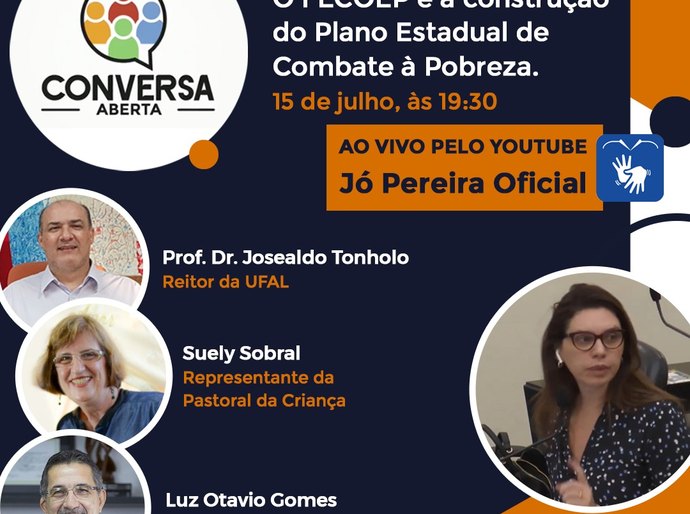 Jó Pereira e outros conselheiros do Fecoep discutem necessidade do Plano de Combate à Pobreza