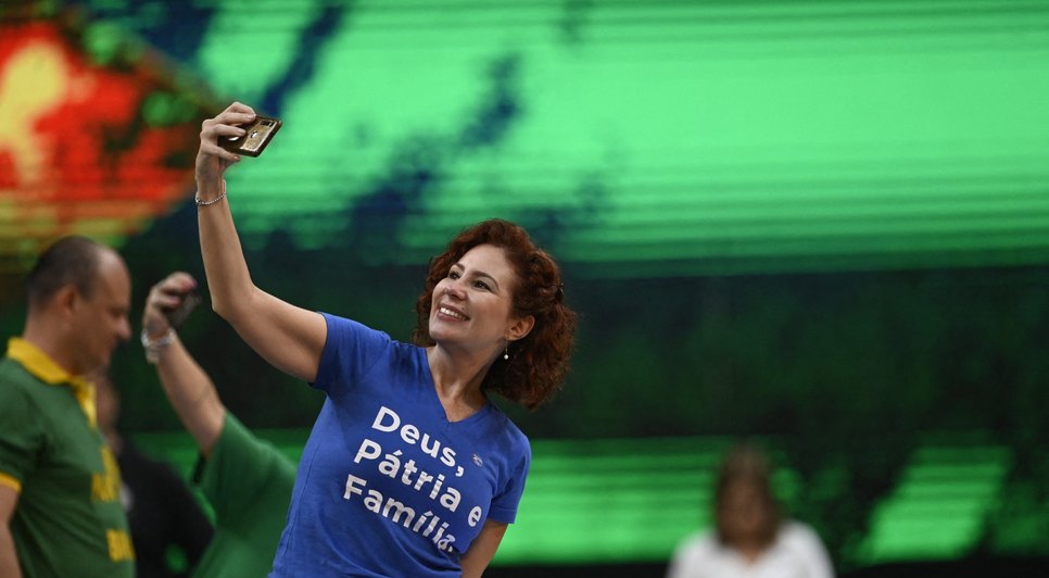 Carla Zambelli / Foto: Mauro PIMENTEL/AFP