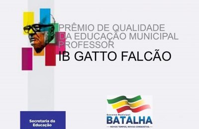Educação de Batalha comemora prêmio conquistado junto ao Estado