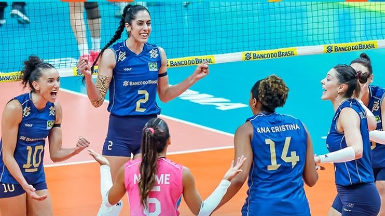 Brasil x Argentina no Sul-Americano de vôlei feminino 2026: horário e onde assistir