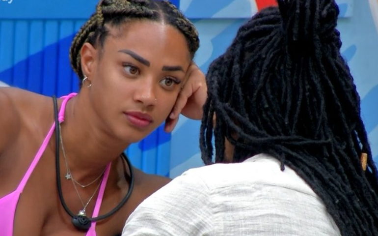 Diogo e Aline se resolvem no 'BBB 25': 'Quer continuar dando uns beijinhos?'