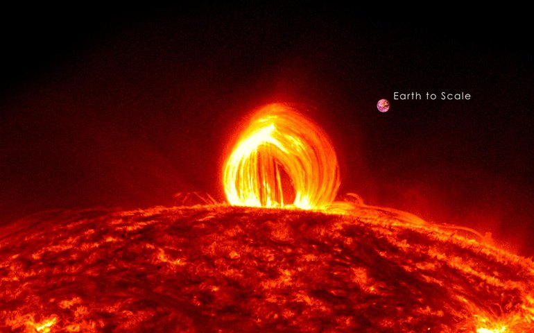 Fluxos de ferro e magnésio ajudam a explicar a chuva coronal no Sol, diz estudo (IMAGENS)