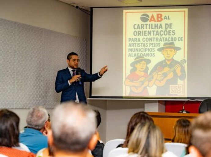 Órgãos de controle e OAB lançam cartilha com orientações para contratação de artistas pelos municípios alagoanos na AMA