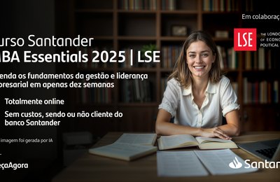 Santander e London School of Economics oferecem 750 bolsas de estudo para aprender conceitos de um MBA