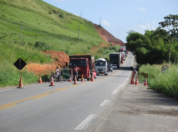 BR-101/AL ficará interditada para detonação de rocha em Flexeiras (AL)