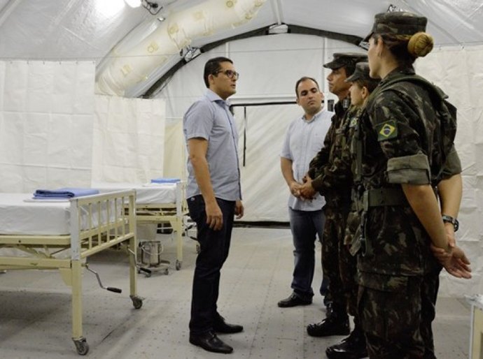 Secretário de saúde realiza vista técnica ao Hospital de Campanha do Exército