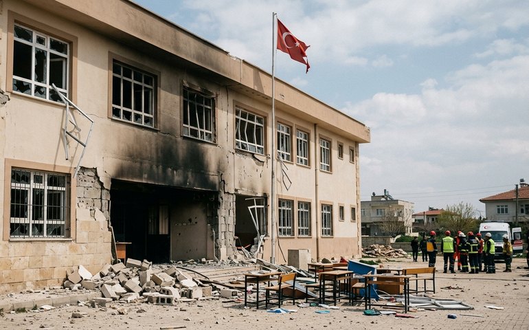 Ataque em escola deixa 4 mortos e 20 feridos no sul da Turquia, diz governador