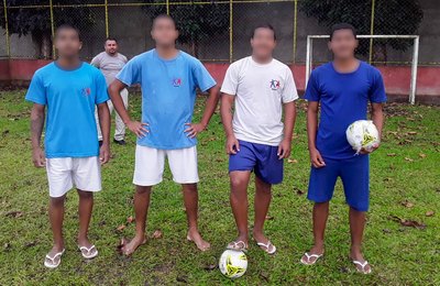 GMF viabiliza doação de bolas para unidades de internação de menores