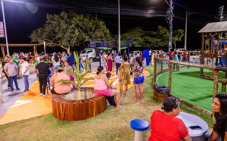 Duas praças e uma areninha são novas opções de convívio social no Biu